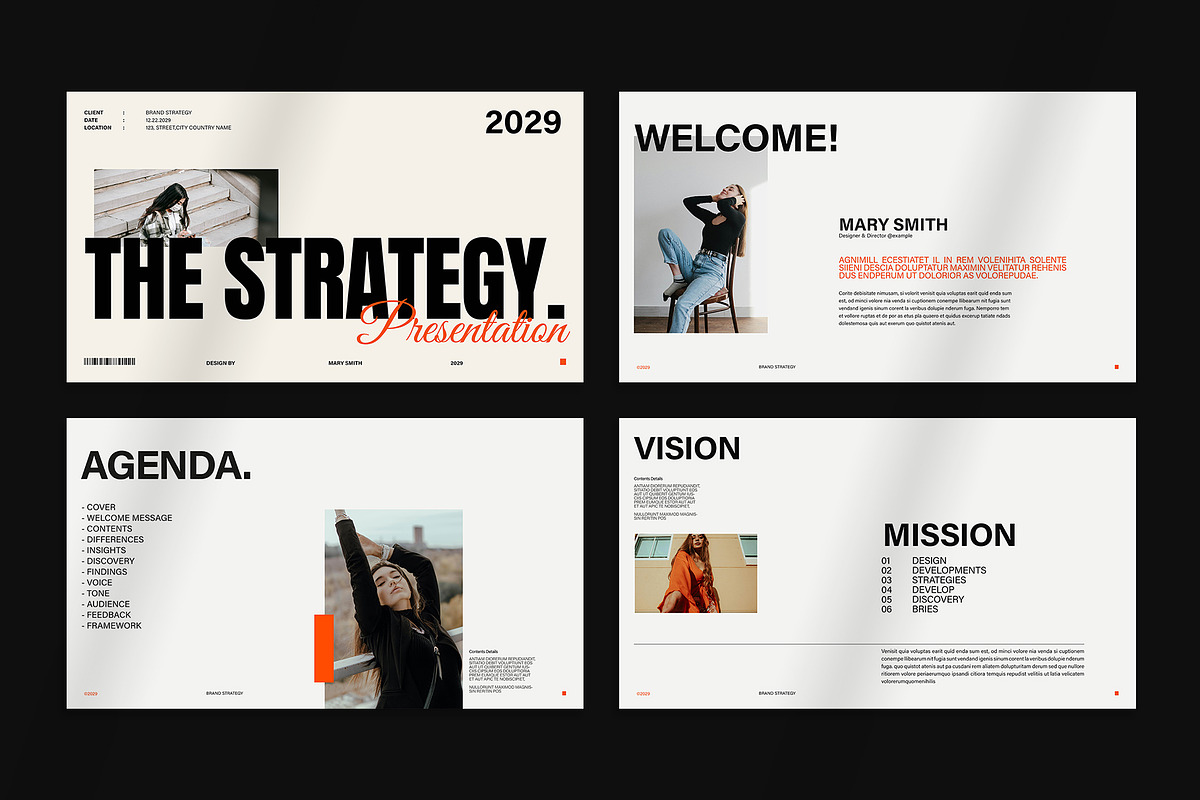 Brand Strategy Presentation Template, a Presentation Template by Oriofix (Photo 5 of 9)