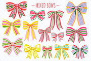 Coquette Bows Clipart – 55 PNG, a Decorative Illustration by Whimsy Brush Studio (Thumbnail 5 of 7)