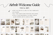 Airbnb Welcome Book Canva Template, a Stationery Template by Anna Design Studio (Thumbnail 2 of 10)
