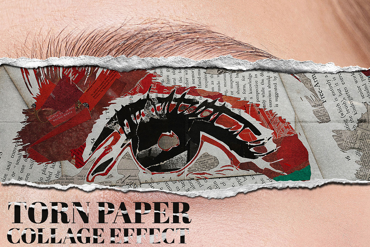Torn Paper - Collage Effect, a Graphic by Craftsy Crafters (Photo 1 of 32)