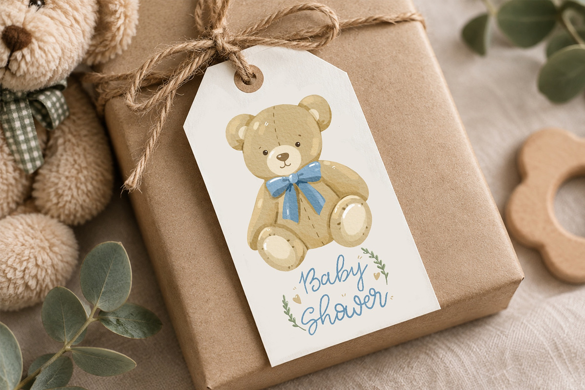 Watercolor Goose Baby Shower Clipart, an Animal Illustration by ArtGiftsStudio (Photo 2 of 5)