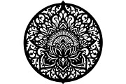 Mandala & Nature SVG Bundle, an Object Graphic by jahid234 (Thumbnail 2 of 13)