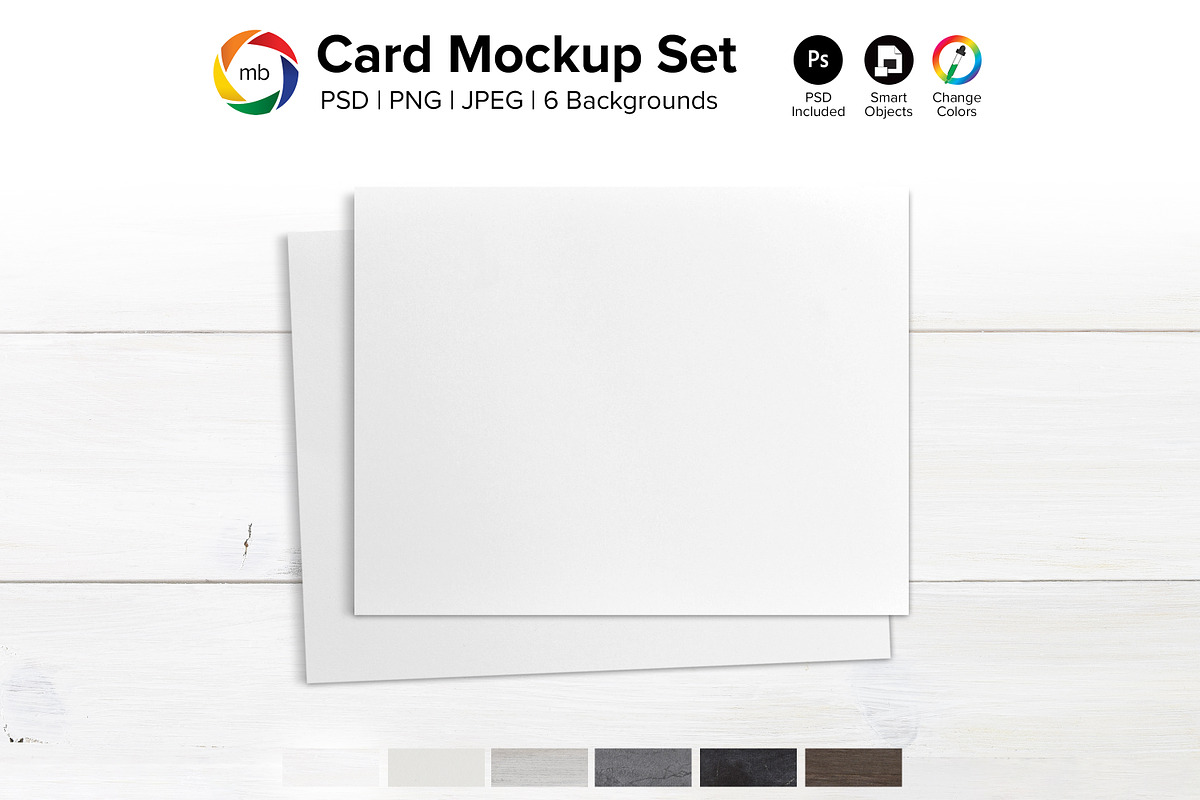 A2 Greeting Card Mockup Set - PSD, a Product Mockup by MelissaBMockups (Photo 1 of 11)