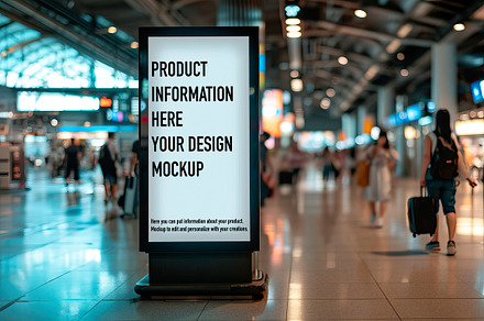 Advertisement Display Mockup, an Advertising Mockup by OSORIOartist