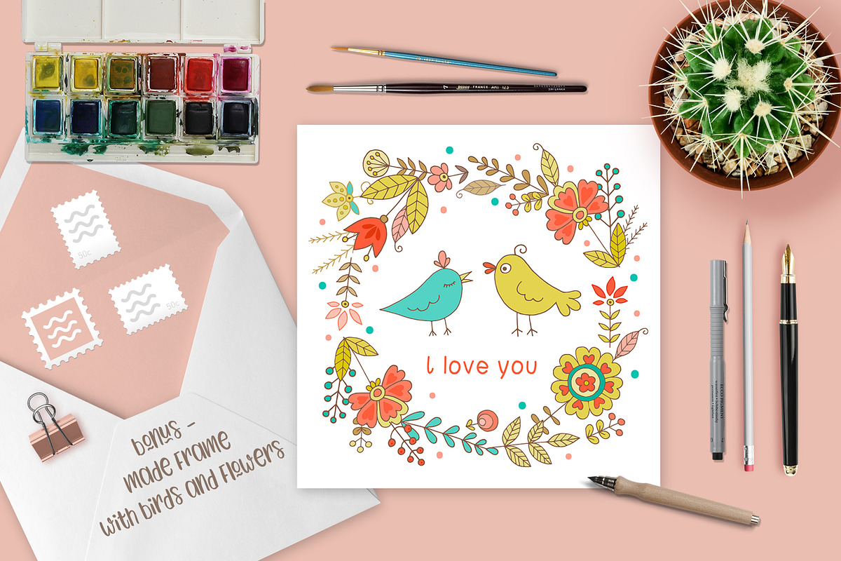 Cute Doodle set, an Object Graphic by Maya Ivart (Photo 4 of 6)