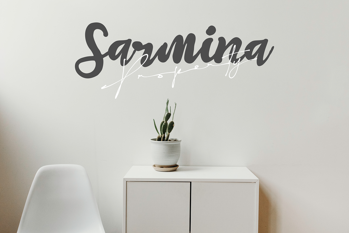 Sulmira, a Script Font by Mozyen Studio (Photo 2 of 9)