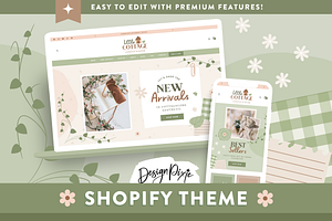 Cottagecore Shopify Theme, a Shopify Template by Design Pixie