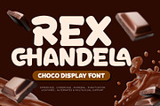 Rex Chandela - Choco Display Font, a Handwritten Font by twinstd (Thumbnail 1 of 10)