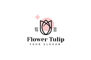 Minimalist Flower Logo Bundle, a Branding & Logo Template by Dyn Studio (Thumbnail 5 of 6)