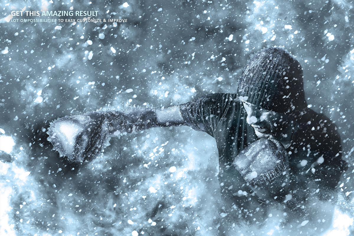 Ice Storm Photoshop Action, an Action Add-On by A R T M A R T (Photo 3 of 9)