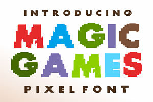Magic Games, a Sans Serif Font by Fourteen Letter