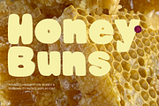 Honey Buns | Bold Display Font, a Handwritten Font by Third Ginger Studio (Thumbnail 1 of 5)