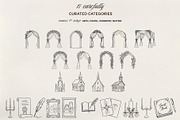 277 Hand Drawn Wedding Icons, an Object Graphic by OliaMuseDesign (Thumbnail 2 of 8)