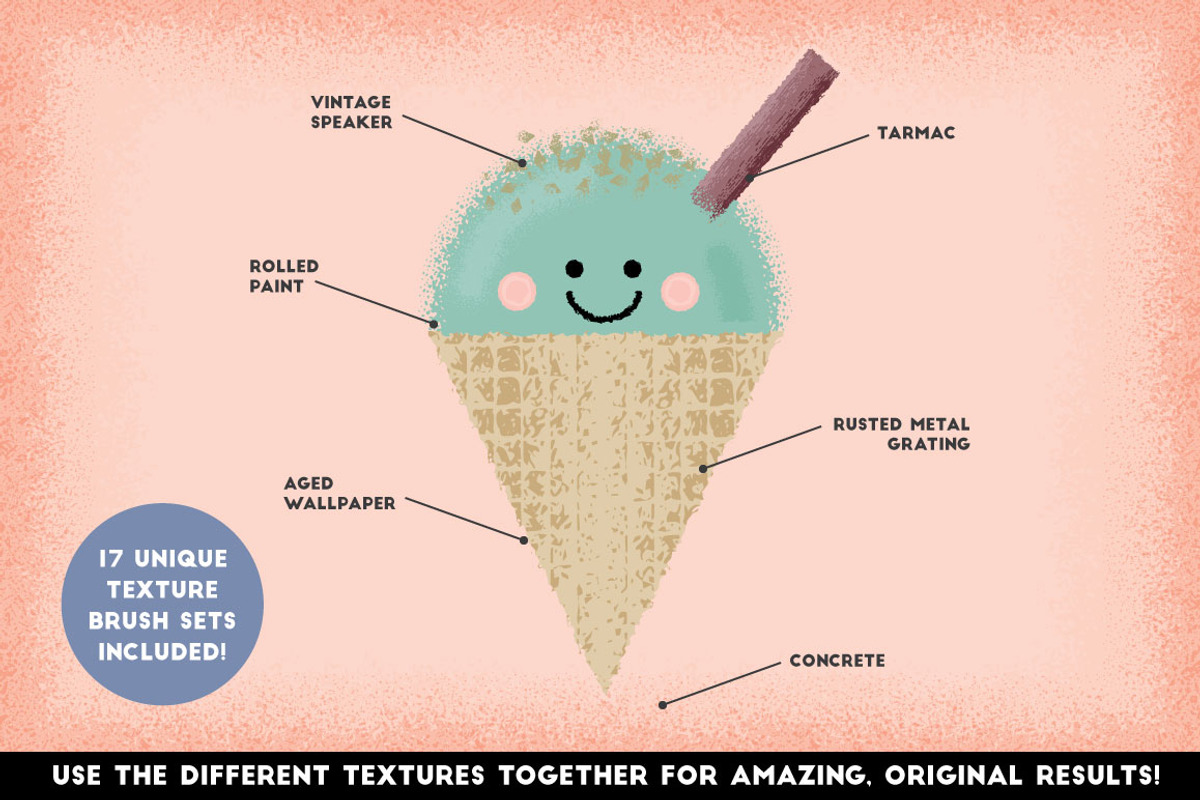 The Ultimate Texture Brush Library preview 5