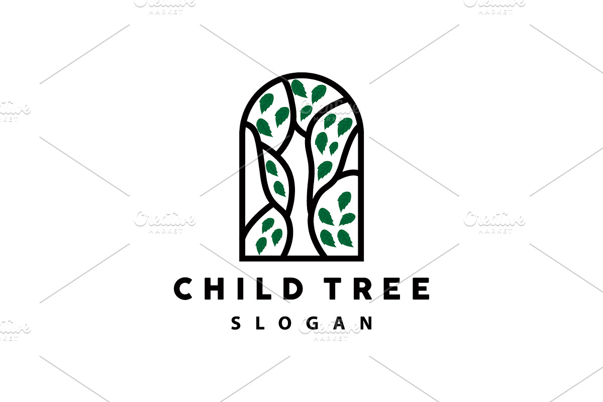 Tree Logo, Educational Playground, a Branding & Logo Template by Maylianaw28