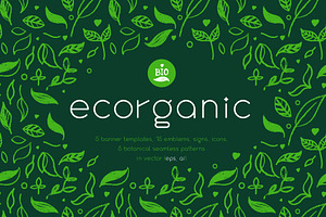 Organic shapes & Ecology concept