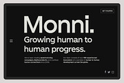 Monni Sans Serif, a Sans Serif Font by MOMI - Designer Fonts (Thumbnail 8 of 12)
