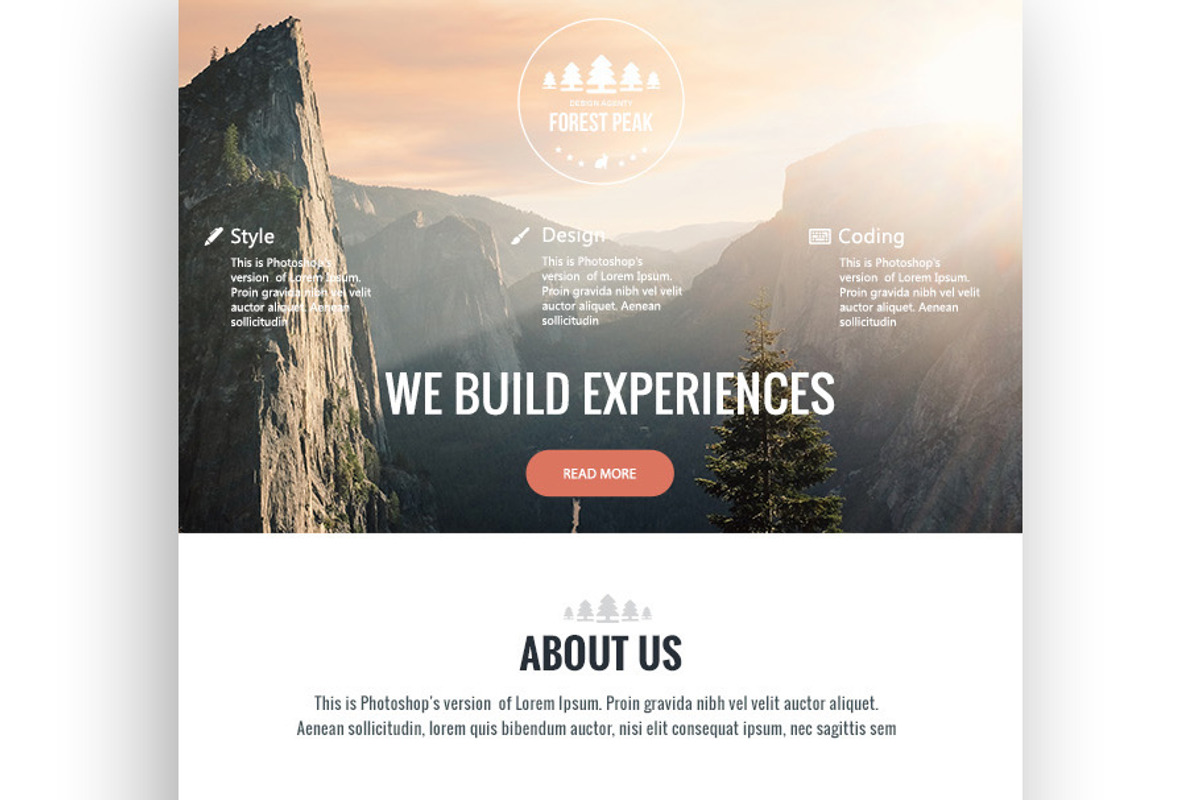 ForestPeak Email Template, an Email Template by Brand Square (Photo 2 of 2)