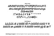 Pendulum Font, a Sans Serif Font by YandiDesigns (Thumbnail 2 of 4)