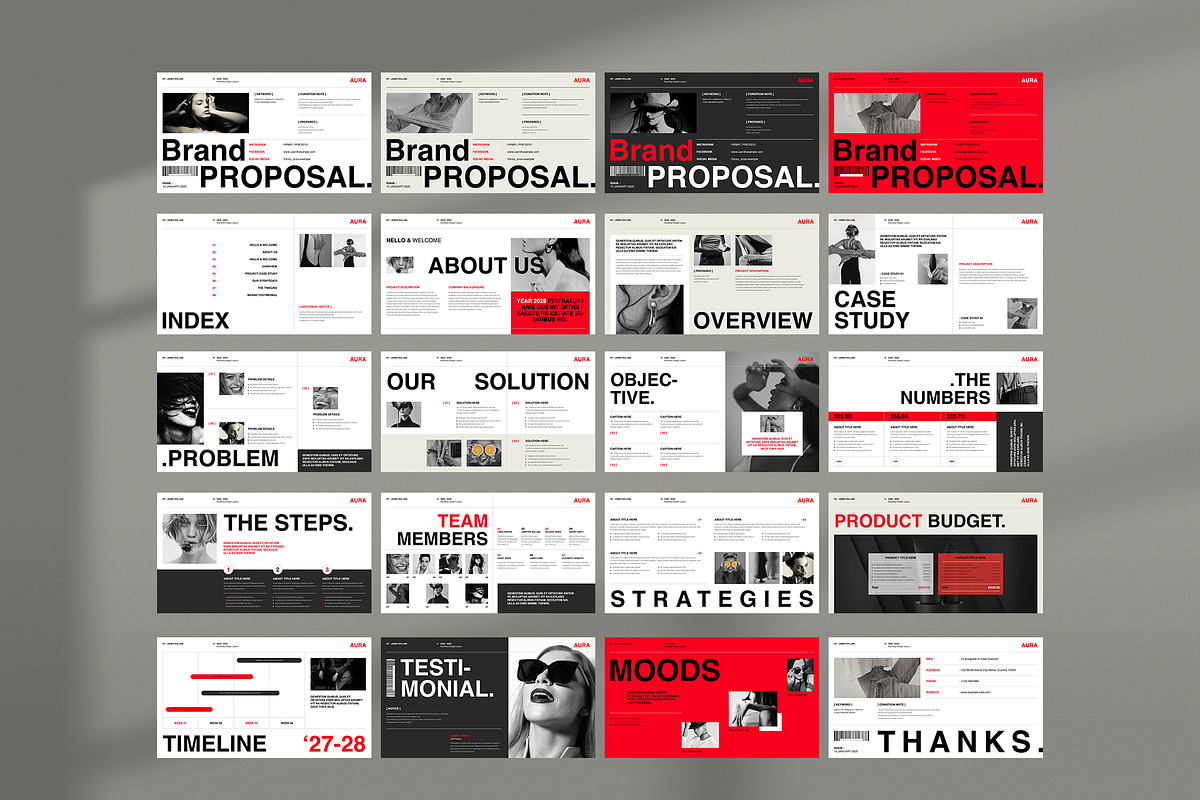 Brand Proposal Presentation Template, a Presentation Template by NorthPeak (Photo 9 of 11)
