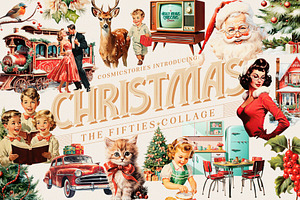 Collage Creator 50's Christmas