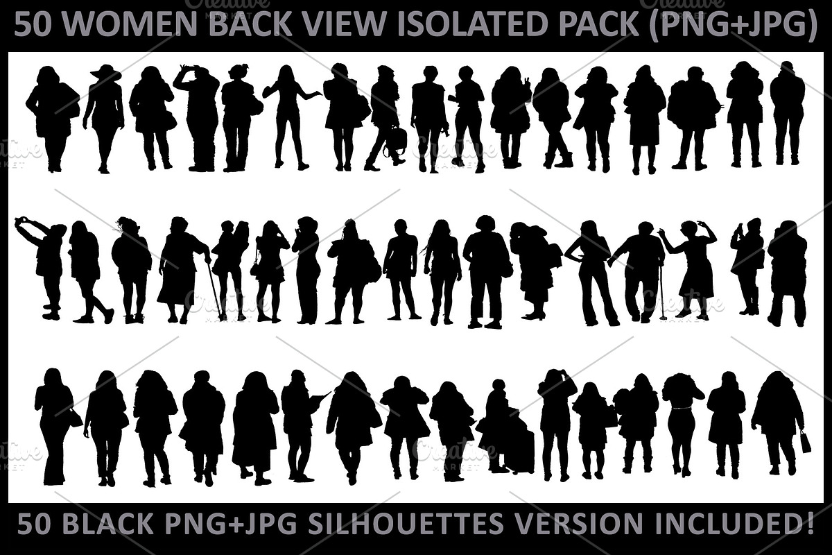 50 Diverse Women PNG +Silhouettes, a Person Photo by DanFLCreativo (Photo 2 of 3)