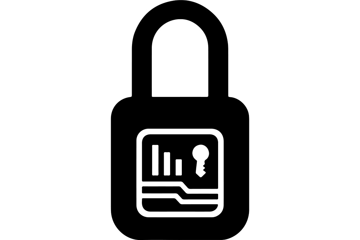 Padlock and Security Keyhole, a Technology Illustration by balal (Photo 2 of 13)