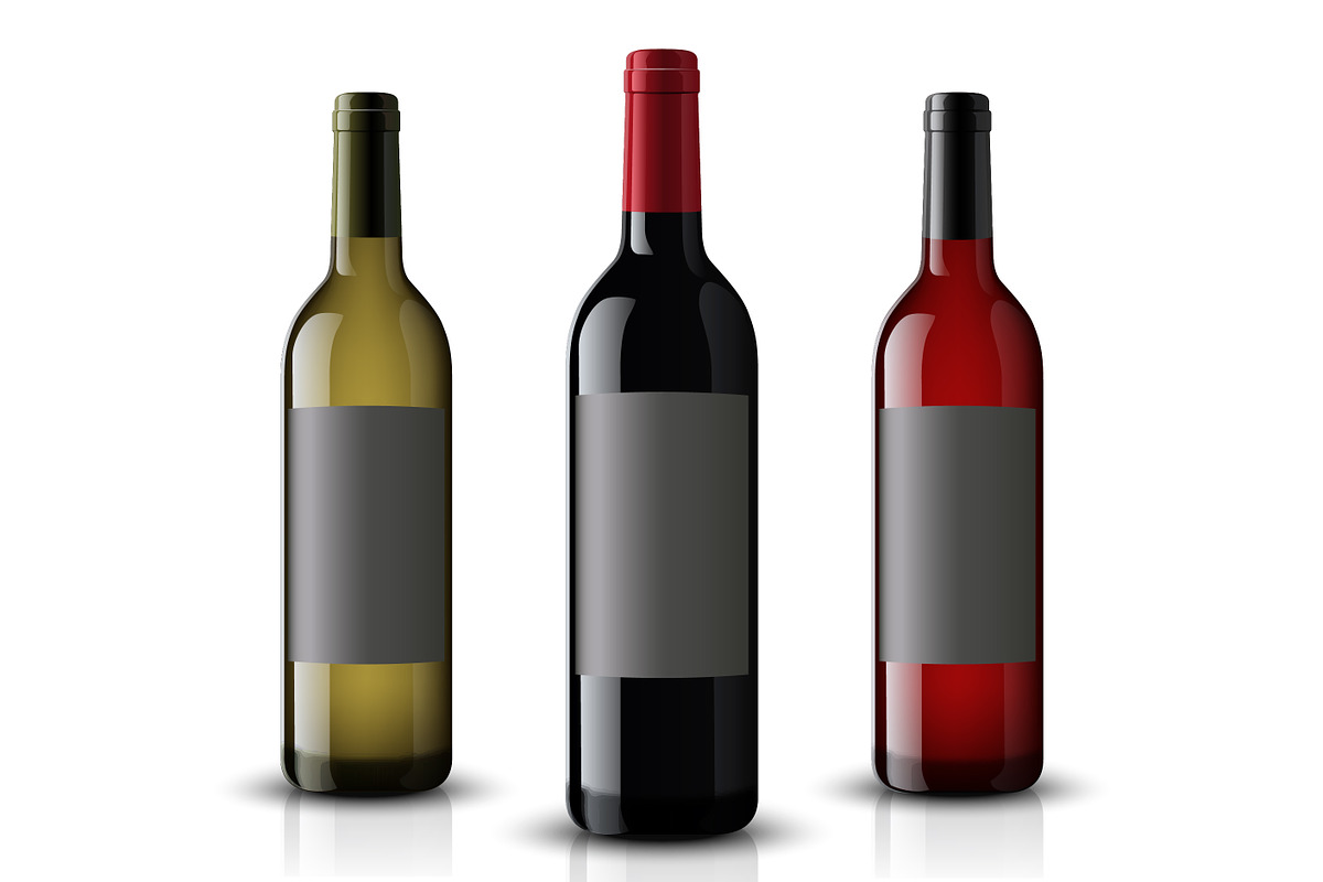 Wine bottle. Mock-up set., a Product Mockup by Nomber_86 (Photo 7 of 8)