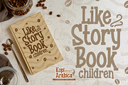 Kopi Arabica-Unique Playful Display, a Font by Gassstype (Thumbnail 5 of 8)
