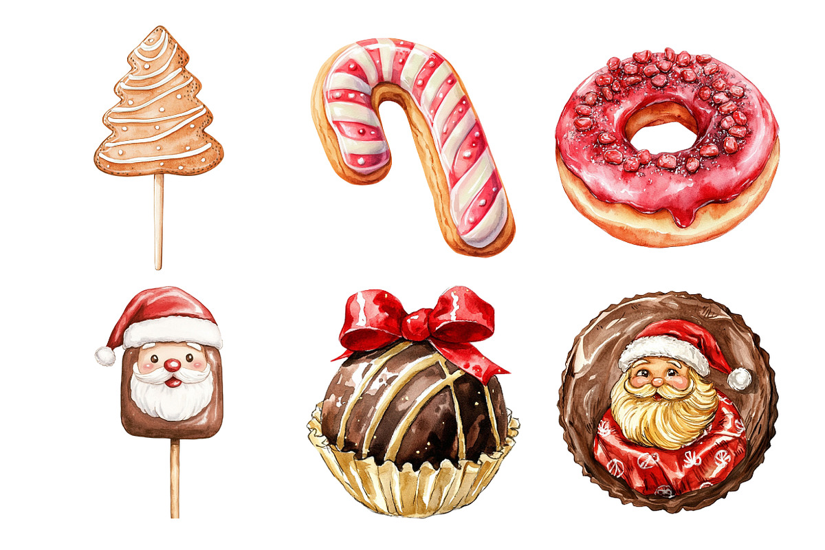 Christmas Candy Sublimation Clipart, an Illustration by Daily.Designs (Photo 4 of 5)