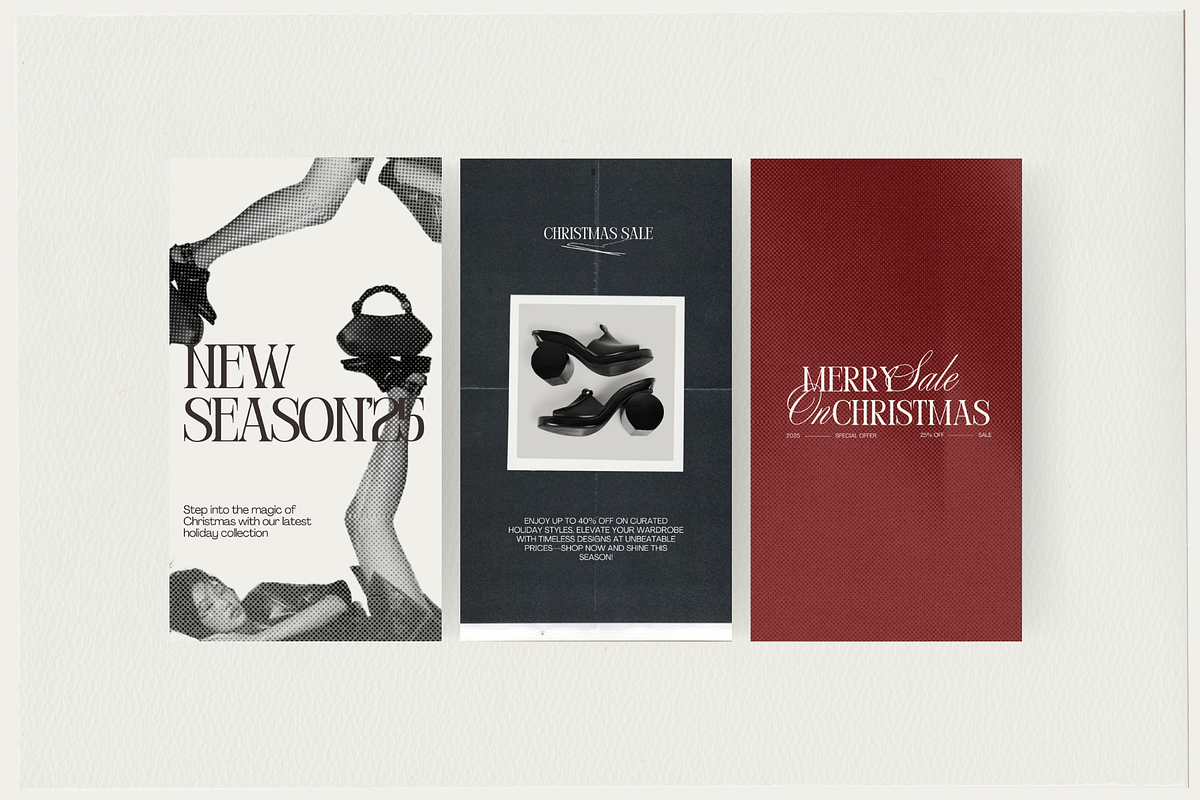Noël | Holiday Social Media Kit, a Social Media Template by Simple có (Photo 4 of 9)