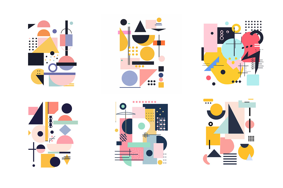 Geometric Shape Abstract Vector, a Background Graphic by Alternate Studio (Photo 3 of 6)