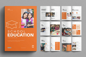 Education Template, a Brochure Template by E-Type