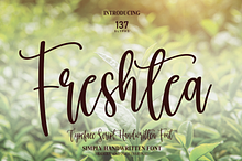 Freshtea | Script Font