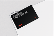 Pexan-Blocky Minimalist Font, a Slab Serif Font by Ebad Designs (Thumbnail 6 of 7)