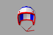 Motorbike Helmet - 3d papercraft, a Print Template by PAPER amaze (Thumbnail 4 of 4)