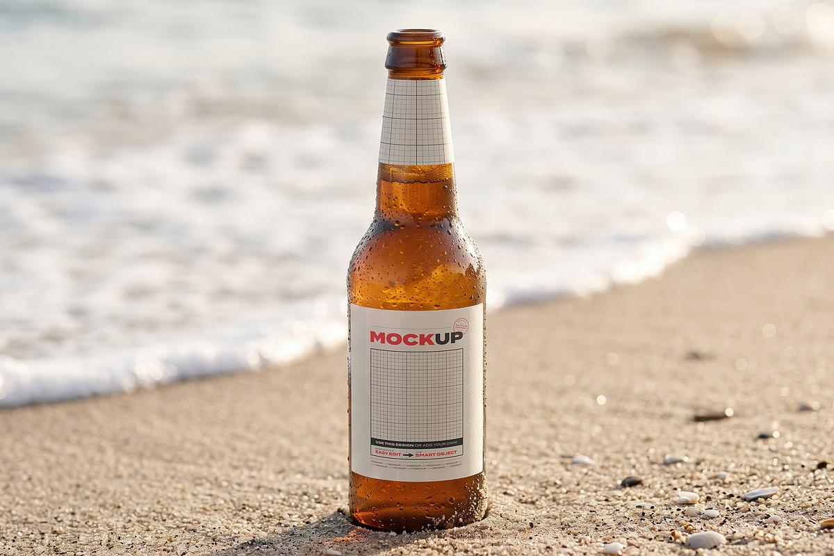 Beer Collection Mockups, an Advertising Mockup by Luuqas Design (Photo 6 of 11)