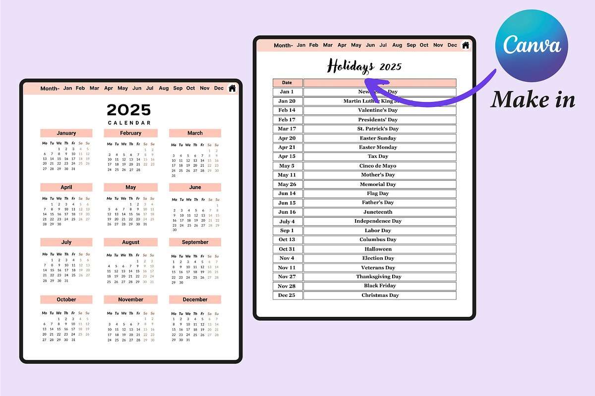 Digital 2025 Bible Study Journal, a Stationery Template by Shumaya (Photo 3 of 6)