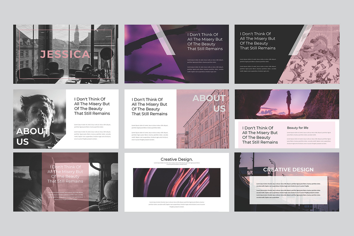 Jessica - Keynote Template, a Presentation Template by riz creative studio (Photo 3 of 8)
