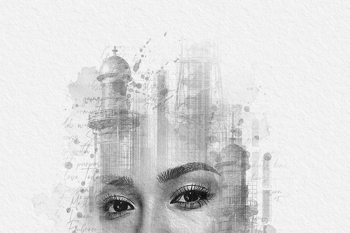 Mixed Art Photo Effect Template, an Action Add-On by Photoshop Action (Photo 12 of 14)