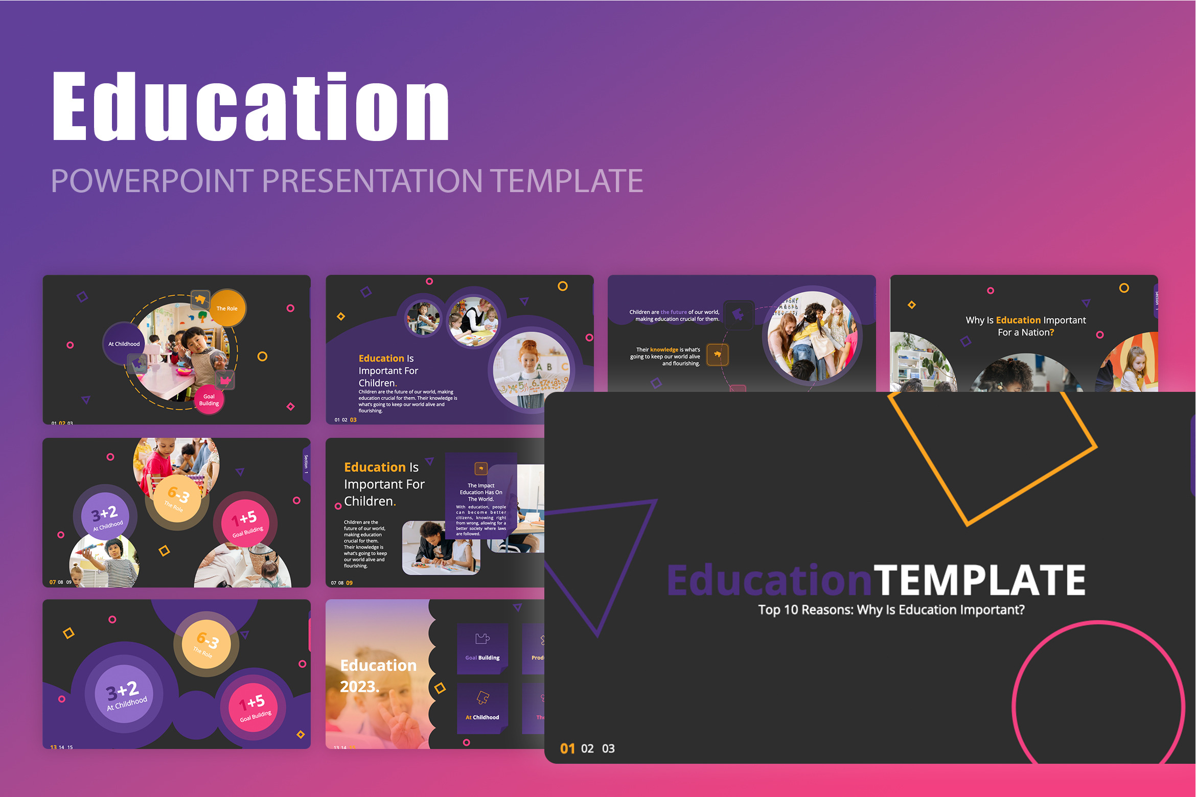Education Powerpoint Template, a Presentation Template by alexdndz