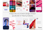100 Color MakeUp Social Media Story, a Social Media Template by PatternLab. (Thumbnail 4 of 9)