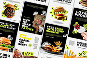 Canva Fast Food & Burger Brand Kit, a Design Template by SecondBrain Store (Thumbnail 8 of 10)
