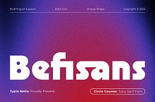 Befisans - Bold Clean Retro Sans