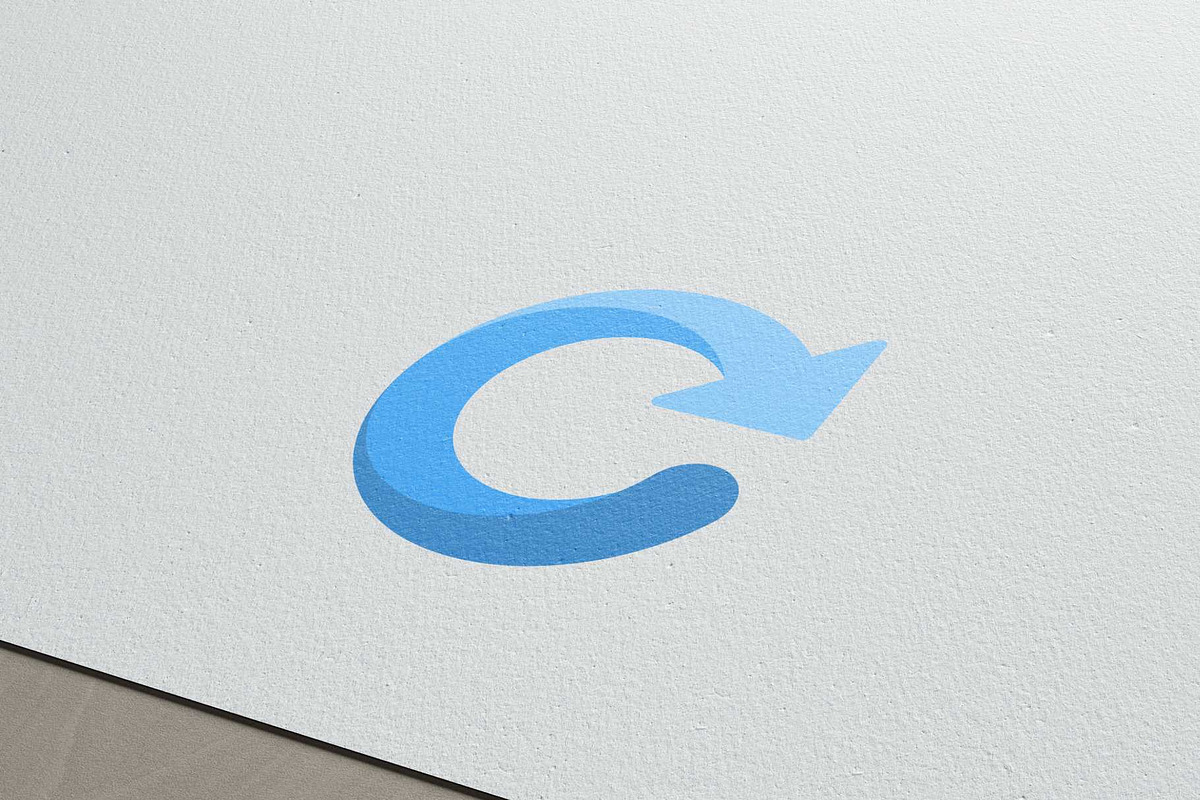 Monogram Letter C Water Recycle Logo, a Branding & Logo Template by okkydianpra (Photo 3 of 4)