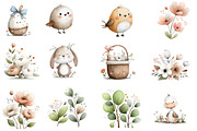 Watercolor Spring Clipart, an Illustration by Designworld (Thumbnail 3 of 5)