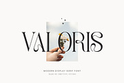 Valoris – Modern Display Serif Font, a Serif Font by Imiftype Studio (Thumbnail 1 of 10)