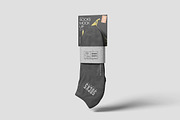 Socks Mockup For Branding, an Advertising Mockup by bimockup (Thumbnail 4 of 6)