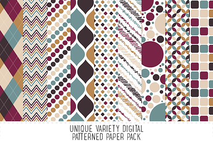 Mens Pattern Paper Pack