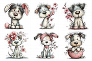 Whimsical Easter Dogs Clipart, an Illustration by Daily.Designs (Thumbnail 6 of 8)